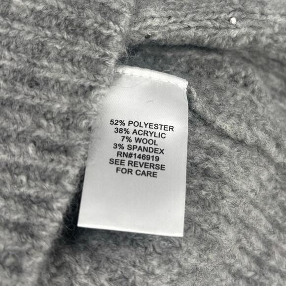 Rachel Roy NWT Gray Pearl Wool Blend Pulliver Sweater Size L - Picture 7 of 7